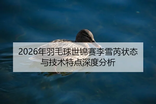 2026年羽毛球世锦赛李雪芮状态与技术特点深度分析